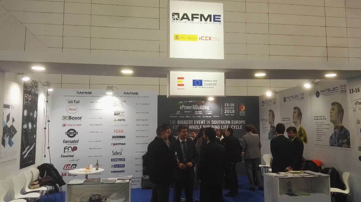 Lee más sobre el artículo Visite el stand de AFME en la feria Light + Building de Frankfurt