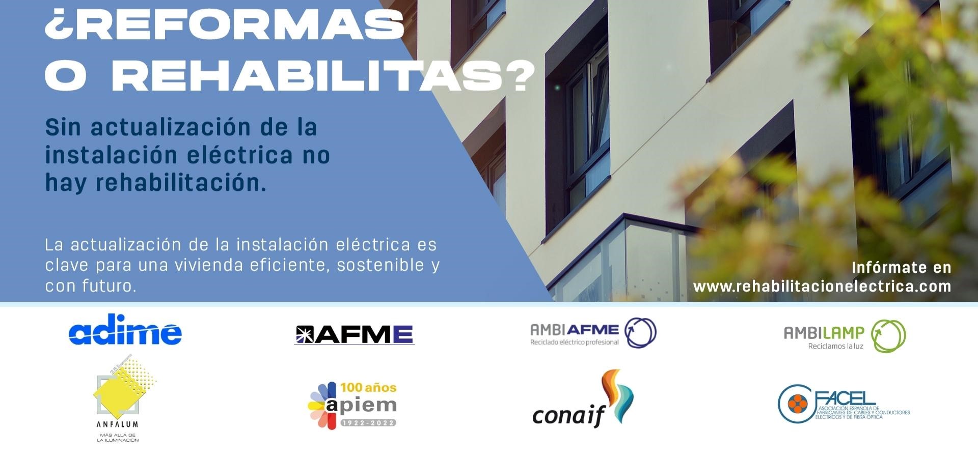 Lee más sobre el artículo Webinar: Presentación Campaña de Comunicación «¿Reformas o rehabilitas?» sobre Instalaciones Eléctricas