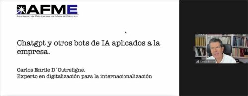 Lee más sobre el artículo Éxito de participación en el Webinar sobre ChatGPT y otras herramientas de IA aplicadas a marketing y exportación